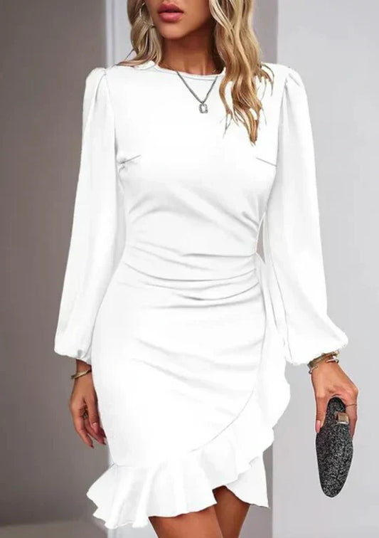 Vestido con Volantes de Corte Fluido para Mujer | Ideal para Uso Diario y Ocasiones Especiales