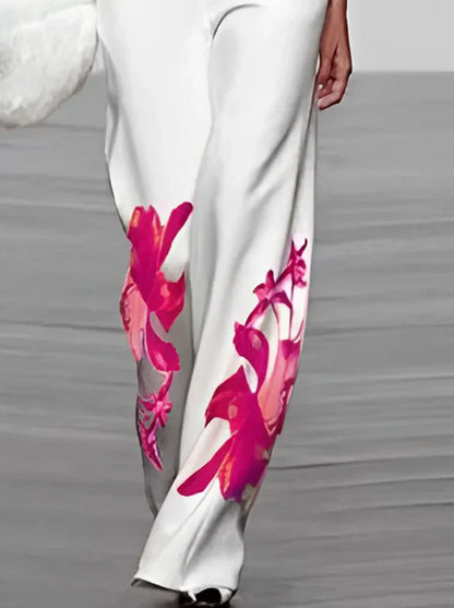 Conjunto De Dos Piezas Con Estampado Floral Para Mujer | Ideal Para Uso Diario