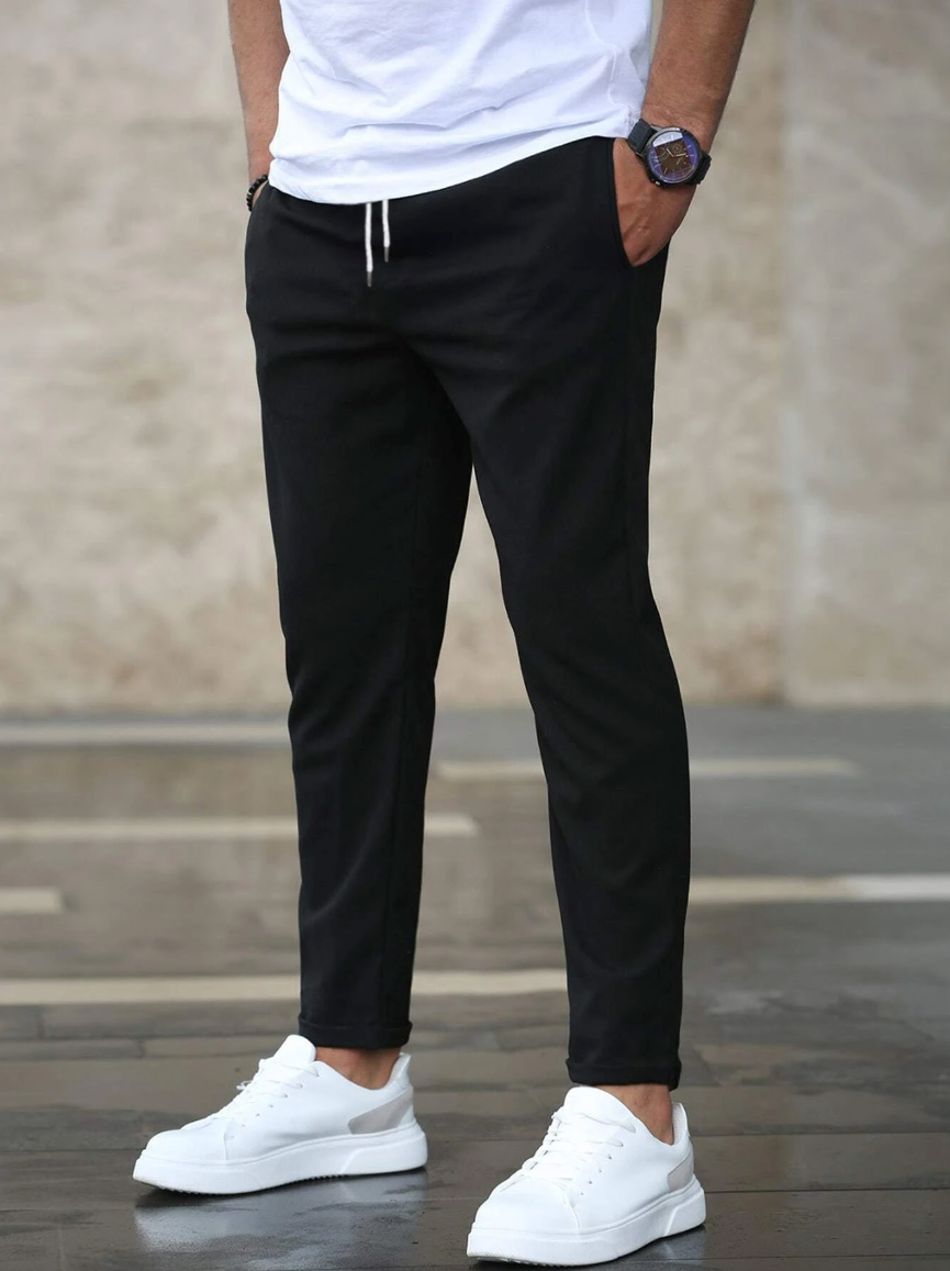 Pantalón Chino Slim Kaki Para Hombres | Ideal Para Uso Diario Y Profesional
