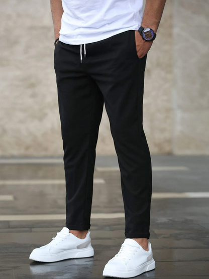 Pantalón Chino Slim Kaki Para Hombres | Ideal Para Uso Diario Y Profesional