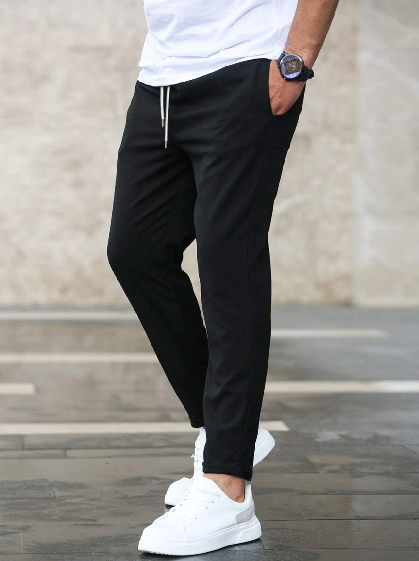 Pantalón Chino Slim Kaki Para Hombres | Ideal Para Uso Diario Y Profesional