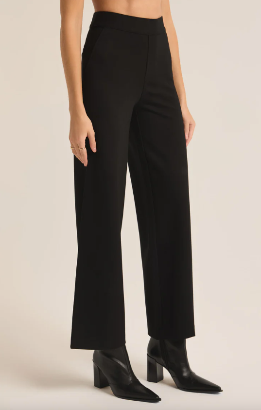 Pantalón De Tiro Alto Con Corte Estructurado Para Mujer | Ideal Para Uso Profesional Y Diario