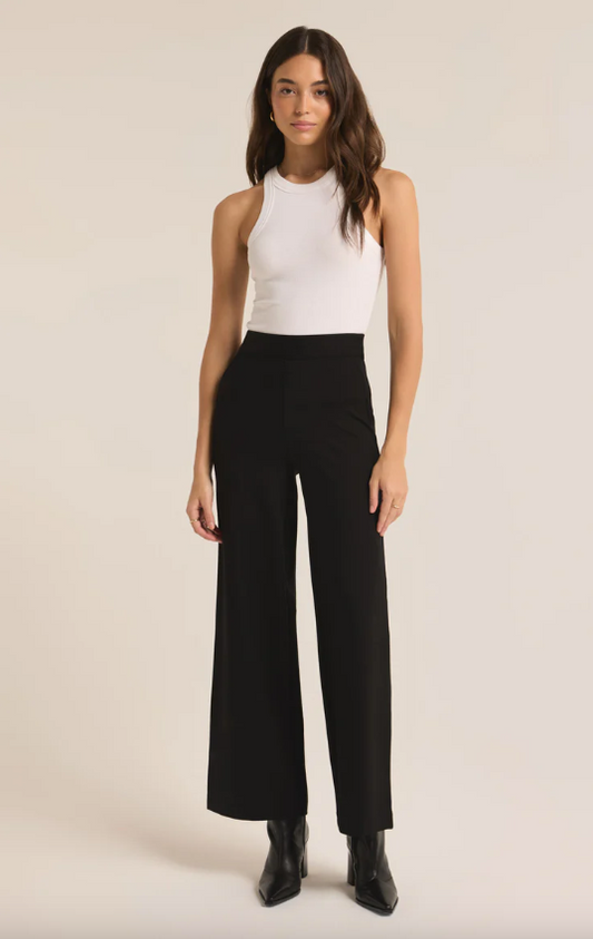 Pantalón De Tiro Alto Con Corte Estructurado Para Mujer | Ideal Para Uso Profesional Y Diario