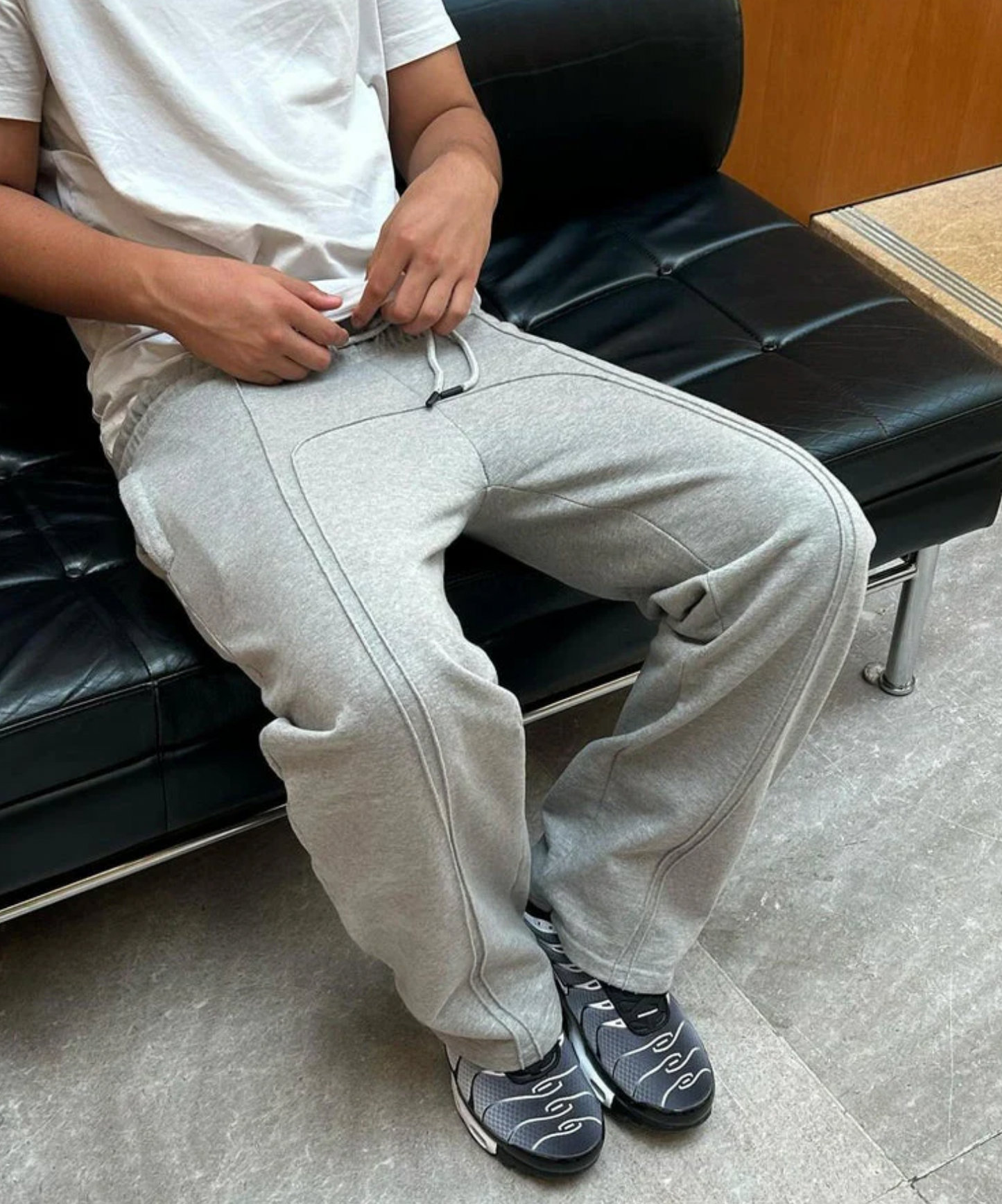 Pantalón de Chándal de Corte Recto con Cintura Elástica para Hombre | Ideal para Uso Diario