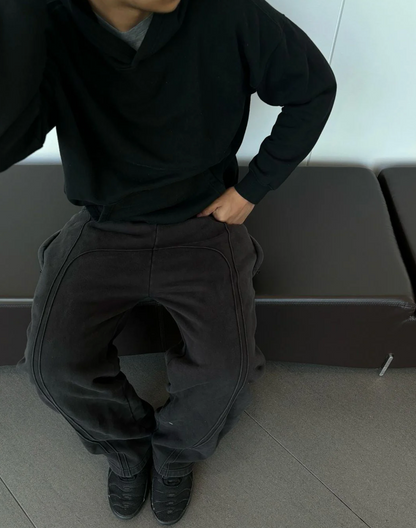 Pantalón de Chándal de Corte Recto con Cintura Elástica para Hombre | Ideal para Uso Diario