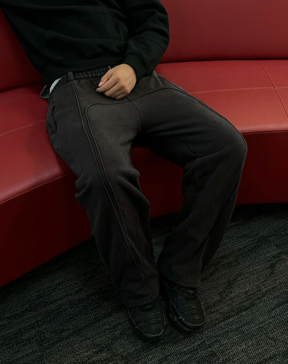 Pantalón de Chándal de Corte Recto con Cintura Elástica para Hombre | Ideal para Uso Diario
