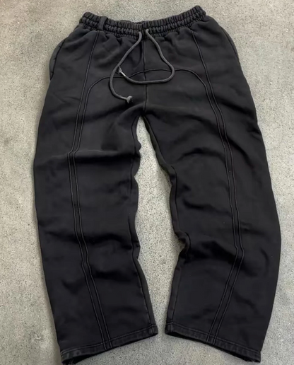 Pantalón de Chándal de Corte Recto con Cintura Elástica para Hombre | Ideal para Uso Diario