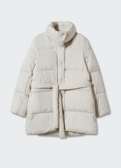 Parka Acolchada con Capucha para Mujer | Ideal para La Temporada Fría