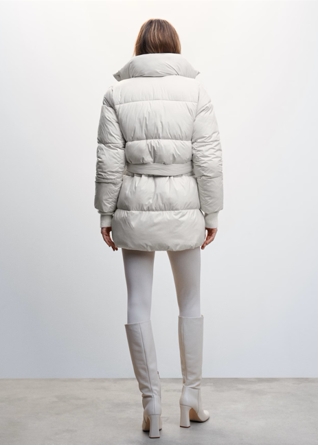 Parka Acolchada con Capucha para Mujer | Ideal para La Temporada Fría