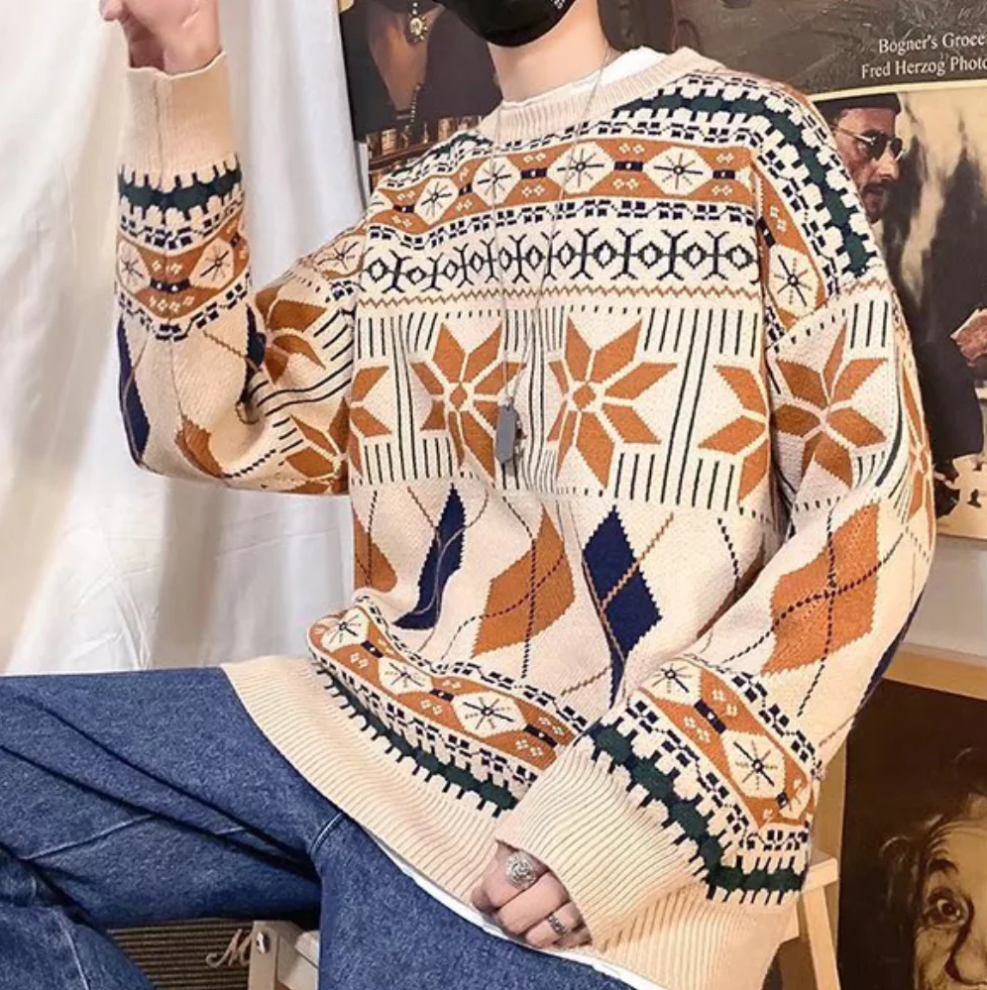 Jersey De Punto Oversize Para Hombre | Ideal Para Uso Diario Y Contextos Informales