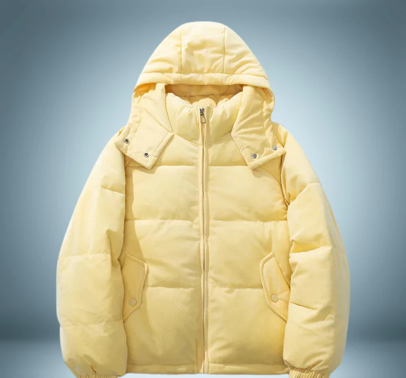 Doudoune con Capucha Integrada y Cremallera Frontal para Mujer | Ideal para Invierno en Ciudad o Exterior
