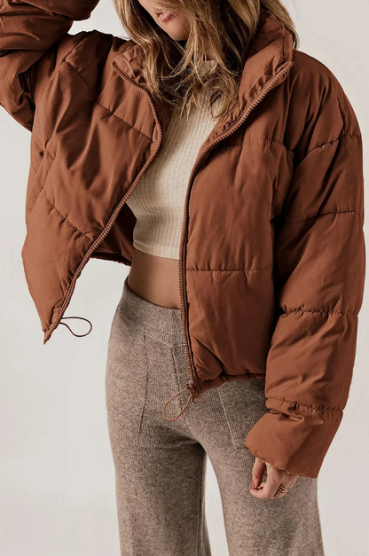 Chaqueta Acolchada con Diseño Ajustado para Mujer | Ideal para Invierno