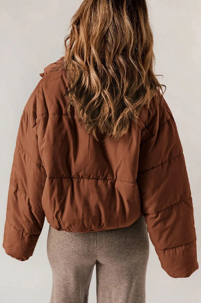 Chaqueta Acolchada con Diseño Ajustado para Mujer | Ideal para Invierno