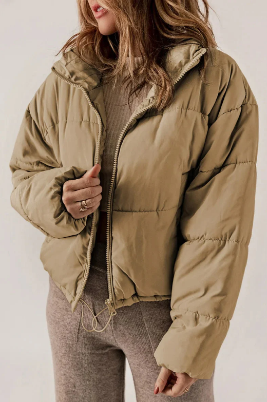 Chaqueta Acolchada con Diseño Ajustado para Mujer | Ideal para Invierno