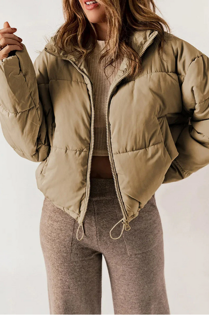 Chaqueta Acolchada con Diseño Ajustado para Mujer | Ideal para Invierno