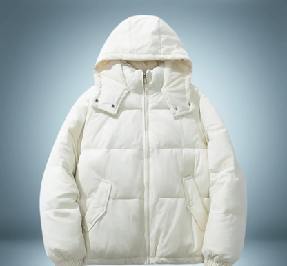 Doudoune con Capucha Integrada y Cremallera Frontal para Mujer | Ideal para Invierno en Ciudad o Exterior