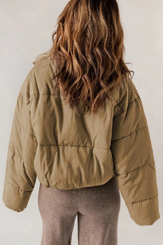 Chaqueta Acolchada con Diseño Ajustado para Mujer | Ideal para Invierno
