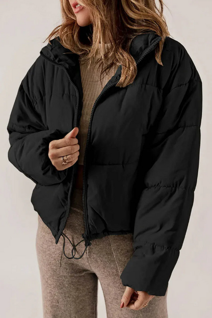 Chaqueta Acolchada con Diseño Ajustado para Mujer | Ideal para Invierno