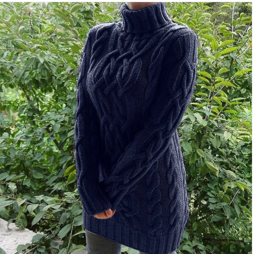 Jersey De Punto Calado Con Corte Recto Para Mujer | Ideal Para Uso Diario
