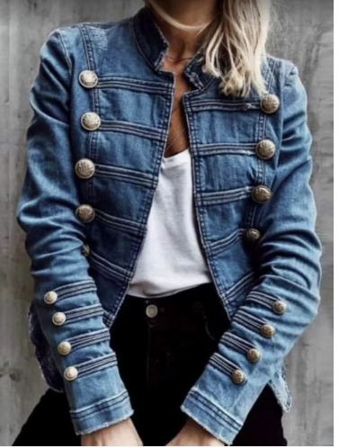 Chaqueta Corta con Corte Recto para Mujer | Ideal para Primavera y Otoño