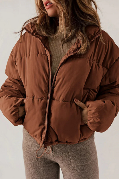Chaqueta Acolchada con Diseño Ajustado para Mujer | Ideal para Invierno