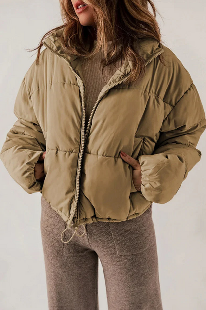 Chaqueta Acolchada con Diseño Ajustado para Mujer | Ideal para Invierno
