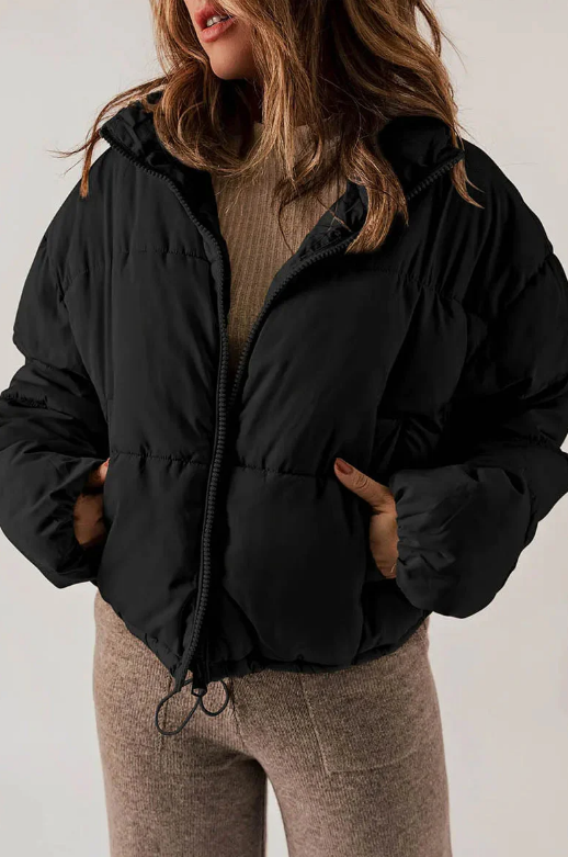 Chaqueta Acolchada con Diseño Ajustado para Mujer | Ideal para Invierno