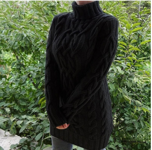 Jersey De Punto Calado Con Corte Recto Para Mujer | Ideal Para Uso Diario