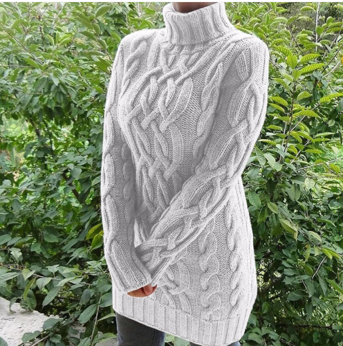 Jersey De Punto Calado Con Corte Recto Para Mujer | Ideal Para Uso Diario