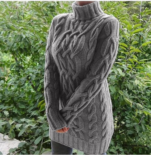 Jersey De Punto Calado Con Corte Recto Para Mujer | Ideal Para Uso Diario