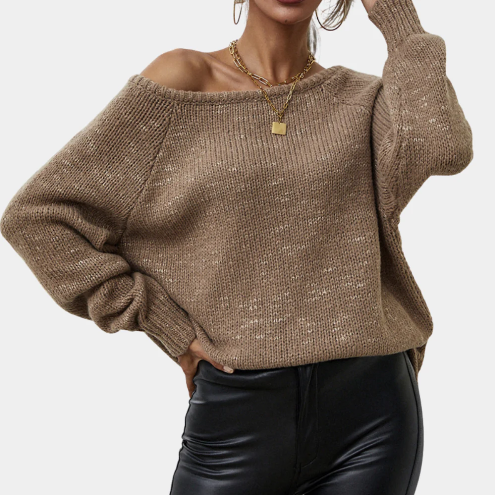 Jersey De Punto De Corte Relajado Para Mujer | Ideal Para Uso Diario