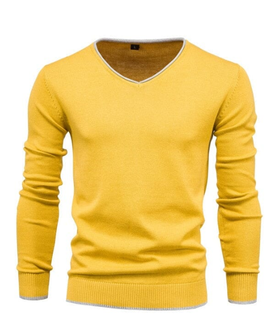 Jersey Slim Fit Con Cuello En V Para Hombre | Ideal Para Uso Diario Y Contextos Semi-Formales