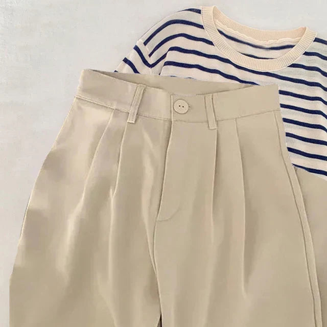Pantalón De Talle Alto Con Piernas Acampanadas Para Mujer | Ideal Para Uso Diario Y Ocasiones