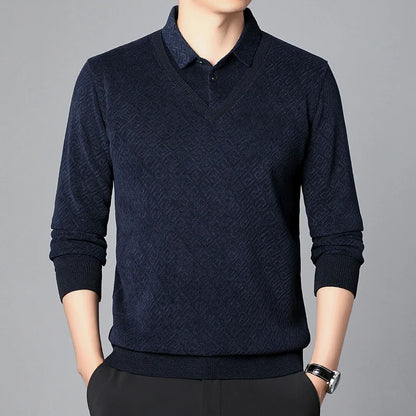 Jersey de Punto con Cuello en V para Hombre | Ideal para Uso Diario y Profesional