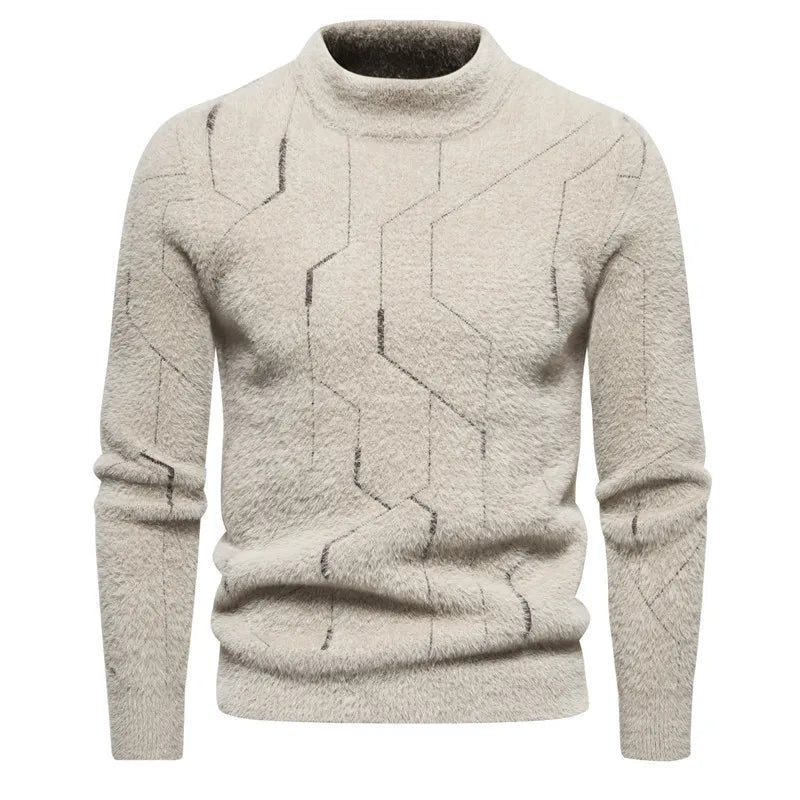Jersey Con Estructura De Punto Y Cuello Redondo Para Hombre | Ideal Para Uso Diario