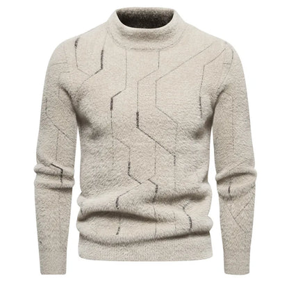 Jersey Con Estructura De Punto Y Cuello Redondo Para Hombre | Ideal Para Uso Diario