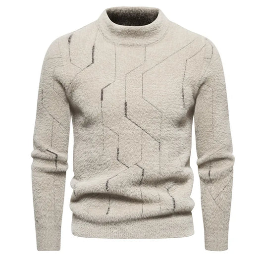 Jersey Con Estructura De Punto Y Cuello Redondo Para Hombre | Ideal Para Uso Diario