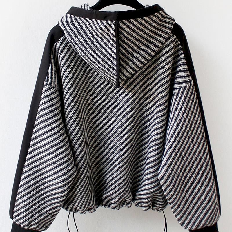 Sudadera Con Capucha y Motivo De Rayas Para Hombre | Ideal Para Días Frescos