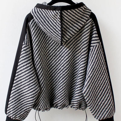 Sudadera Con Capucha y Motivo De Rayas Para Hombre | Ideal Para Días Frescos
