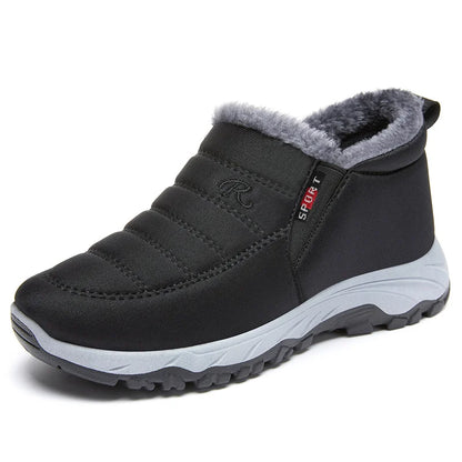 Botas De Invierno Tipo Slip-On Con Cremallera Para Mujer | Ideal Para Uso Diario