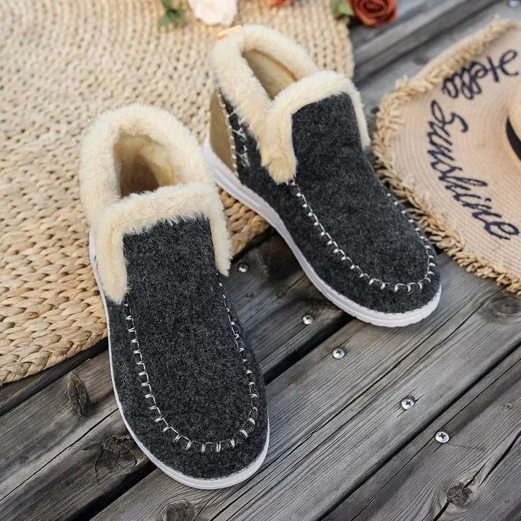 Botas De Invierno Con Punta Redonda Para Mujer | Ideal Para Uso Diario