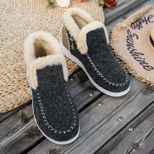 Botas De Invierno Con Punta Redonda Para Mujer | Ideal Para Uso Diario