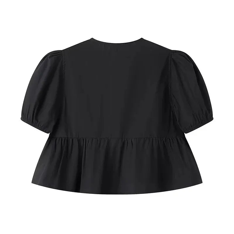 Crop Top Con Estampado Animal Y Cuello Redondo Para Mujer | Ideal Para Uso Diario O Salidas Informales