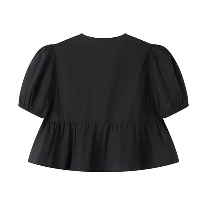 Crop Top Con Estampado Animal Y Cuello Redondo Para Mujer | Ideal Para Uso Diario O Salidas Informales