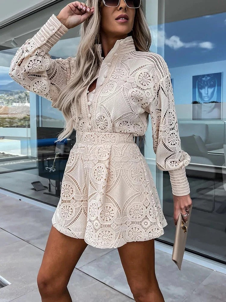 Conjunto de Dos Piezas con Ajuste Estructurado para Mujer | Ideal para la Temporada Estival