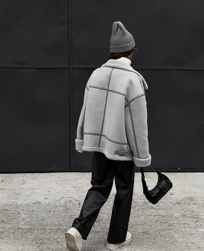 Abrigo De Invierno Con Diseño Holgado Y Bolsillos Para Mujer | Ideal Para Invierno