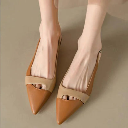 Sandalias Con Punta Fina Y Correa Trasera Para Mujer | Ideal Para Uso Diario Y Ocasiones Formales