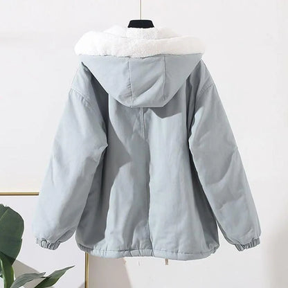 Chaqueta Con Capucha De Corte Amplio Para Mujer | Ideal Para Uso Diario