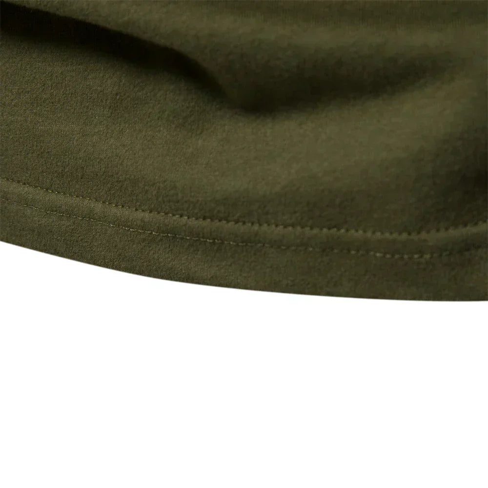 Camisa De Color Liso Con Mangas Raglán Y Cierre Abotonado Para Hombre | Ideal Para Uso Diario