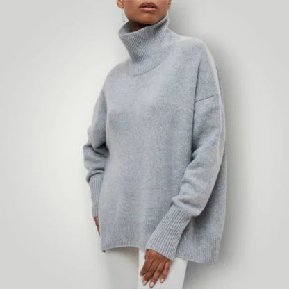 Jersey De Cuello Alto En Tallas Grandes Para Mujer | Ideal Para Uso Diario